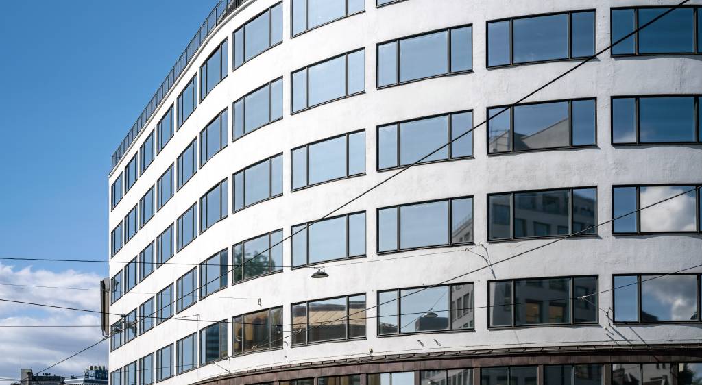 Storgata 51 ligger sentralt i Oslo sentrum med nærhet til Fellesforbundets øvrige virksomhet i området. Foto: Knut Neerland - Magent.no