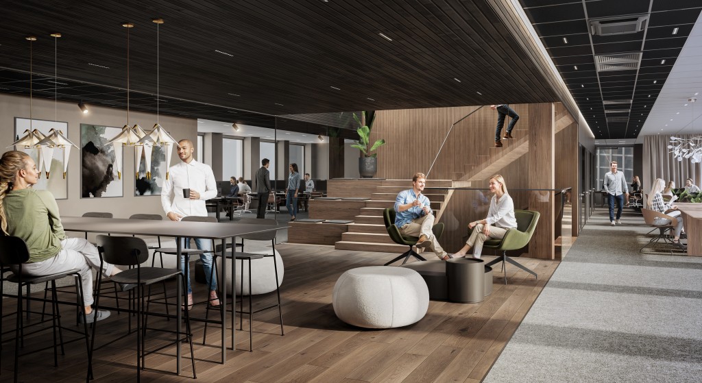 Entra skal totalrehabilitere siste del av kontoreiendommen Stenersgata 1. - Vi utvikler arbeidsplasser som støtter samarbeid, trivsel og en hybrid arbeidshverdag, sier Sonja Horn, adm.dir i Entra.