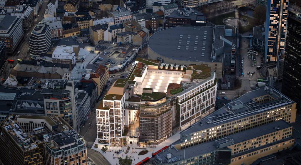 Stenersgata 1 blir Circle K sitt nye kontor fra 2027. Entra starter nå totalrehabiliteringen av siste del av det som blir blant hovedstadens mest sentrale kontorlokaler, rett ved Jernbanetorget.