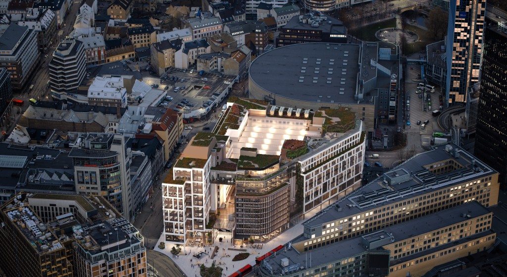 Stenersgata 1 blir Circle K sitt nye kontor fra 2027. Entra starter nå totalrehabiliteringen av siste del av det som blir blant hovedstadens mest sentrale kontorlokaler, rett ved Jernbanetorget.