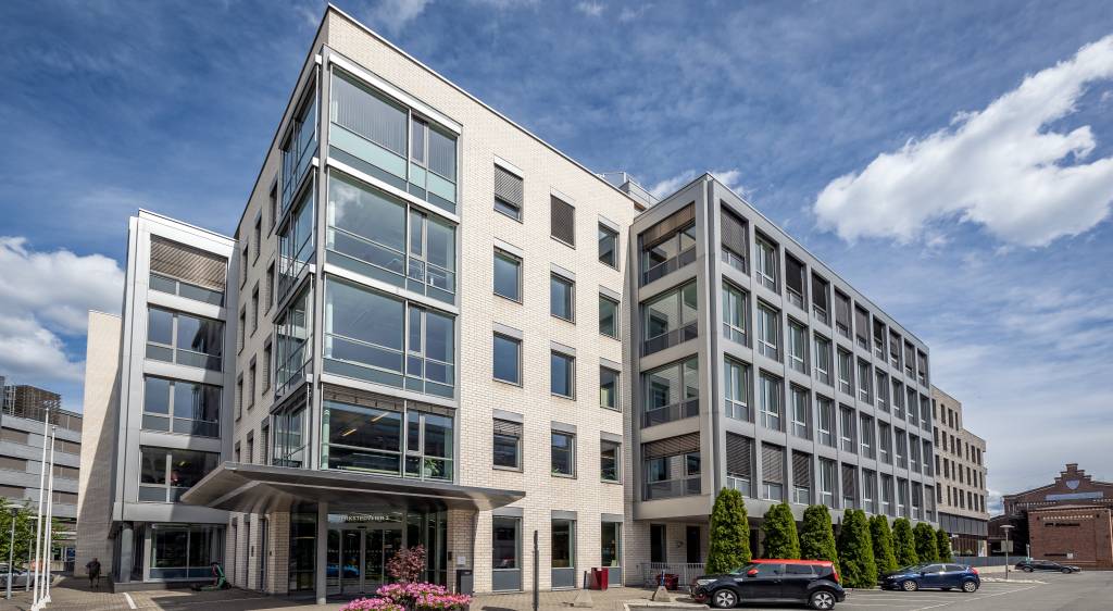 Verkstedveien 3 er et flott kontorbygg som ligger midt på Skøyen med få minutters gange til alt av kollektivforbindelser. Foto: Knut Neerland - Magent.no