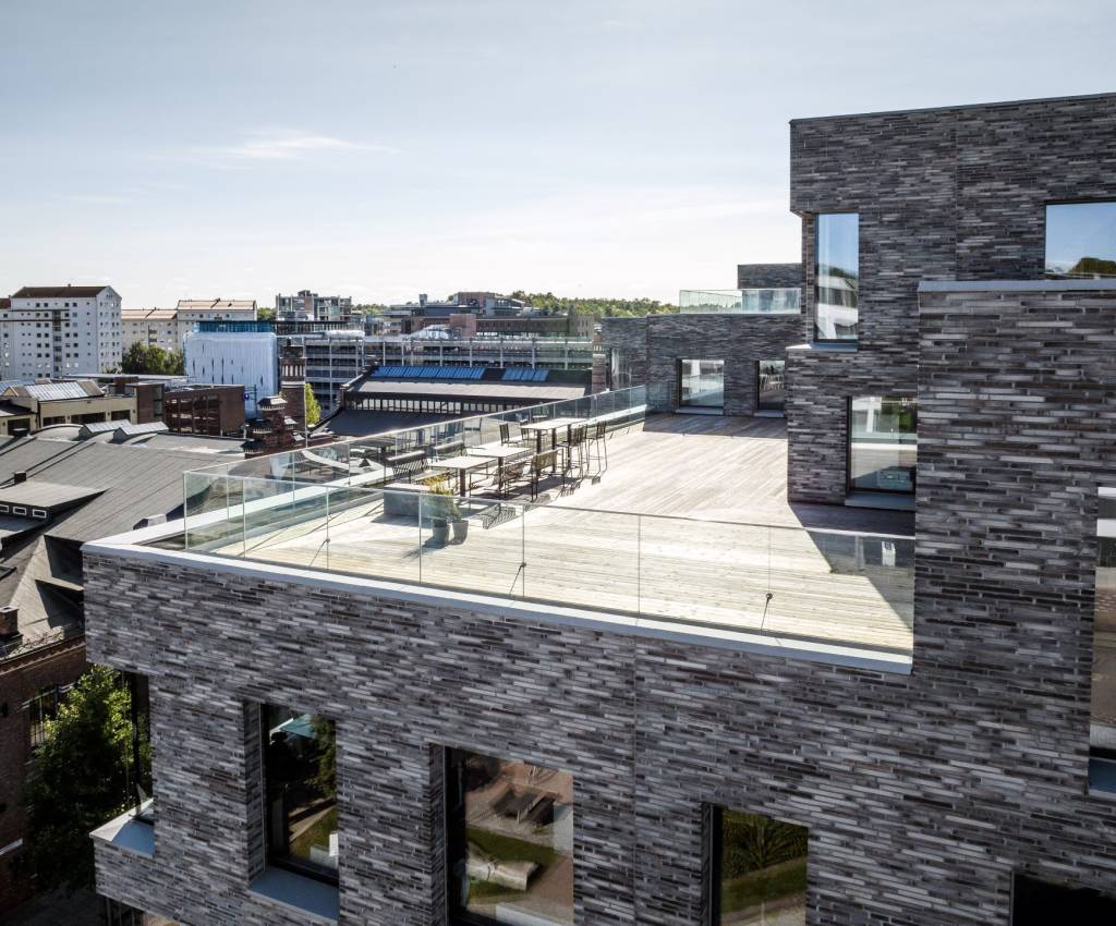 Dronebilde takterrasse