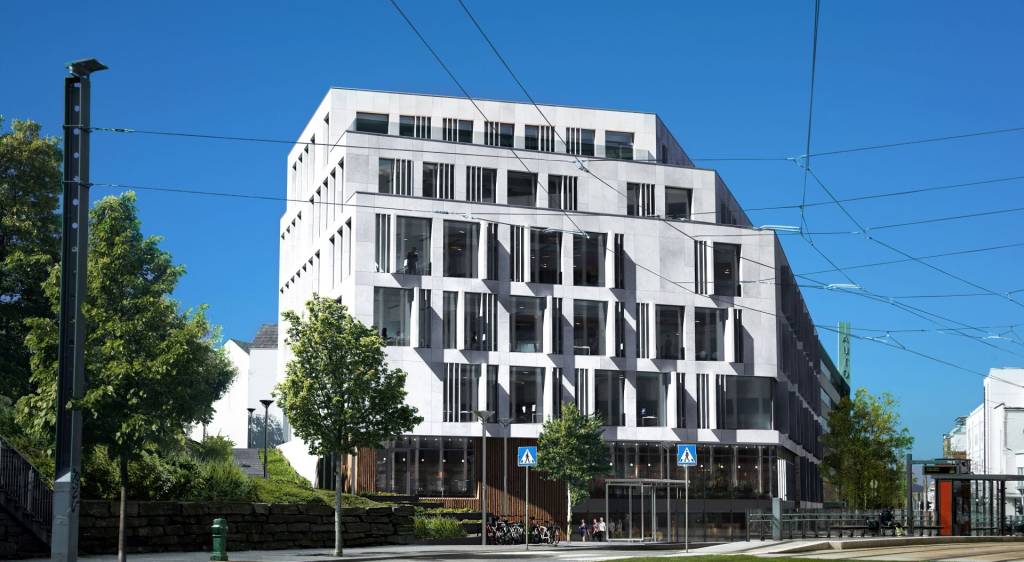 Kontorbygget Nygaarden ligger i Nygårdsgaten 91-93