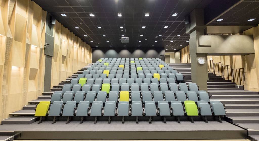 Auditorium i bygget