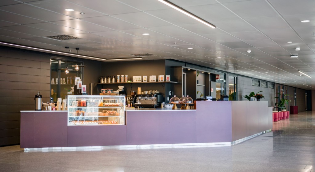 Cafe inngangsparti