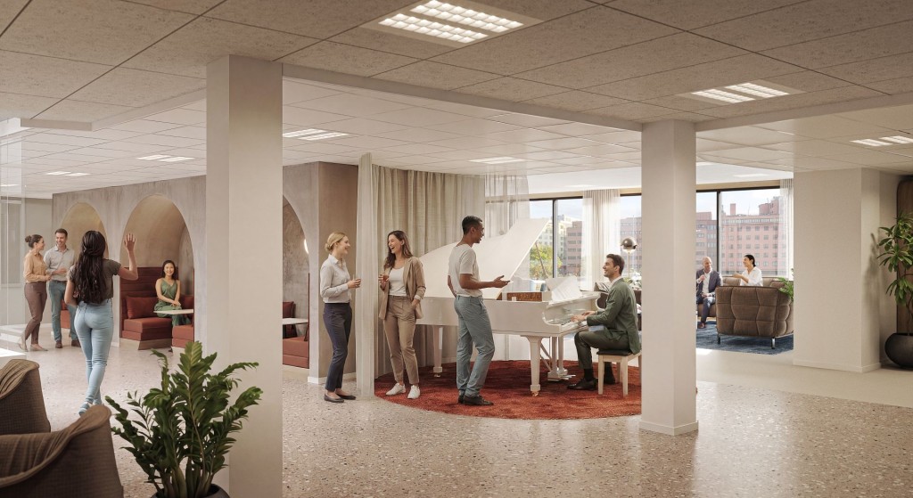 Illustrasjon av kontor