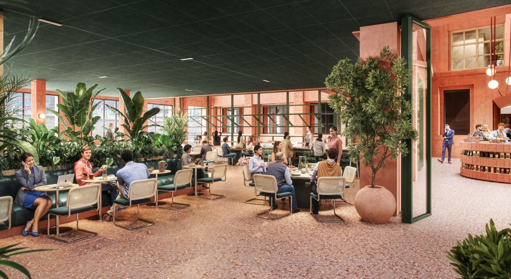 Illustrasjon av kantine