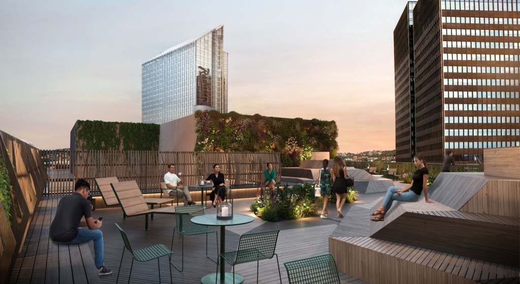 Illustrasjon takterrasse