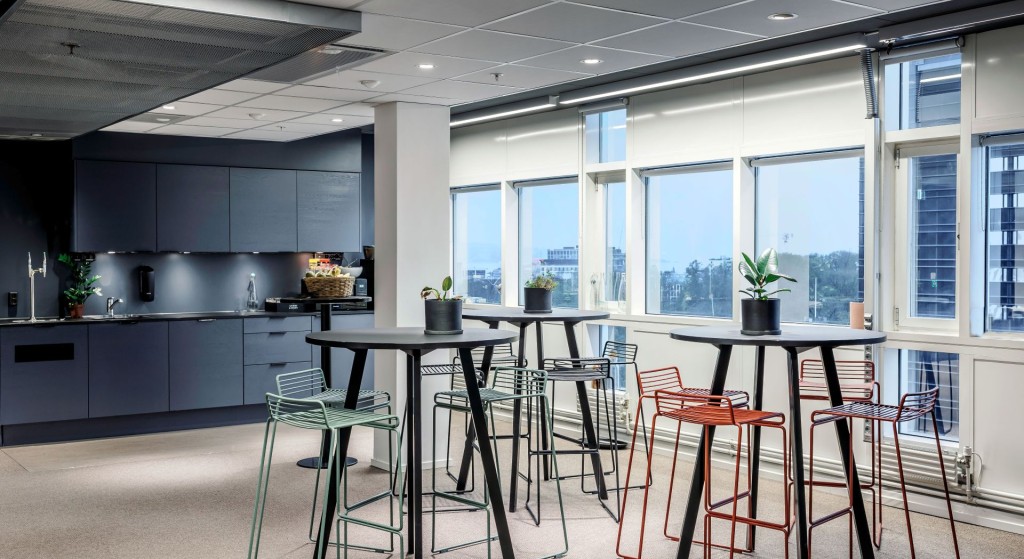 Minikjøkken tilknyttet sosial sone 