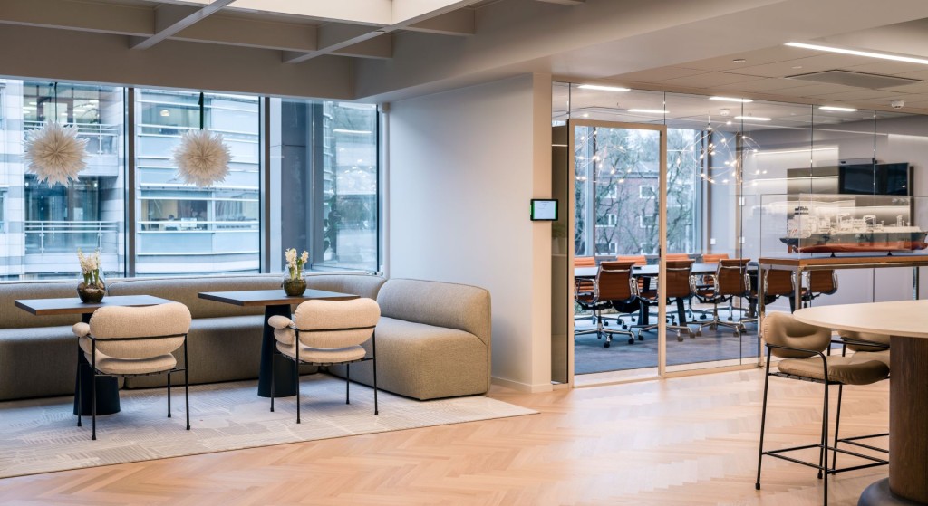 Interiørbilder fra nyoppussede lokaler