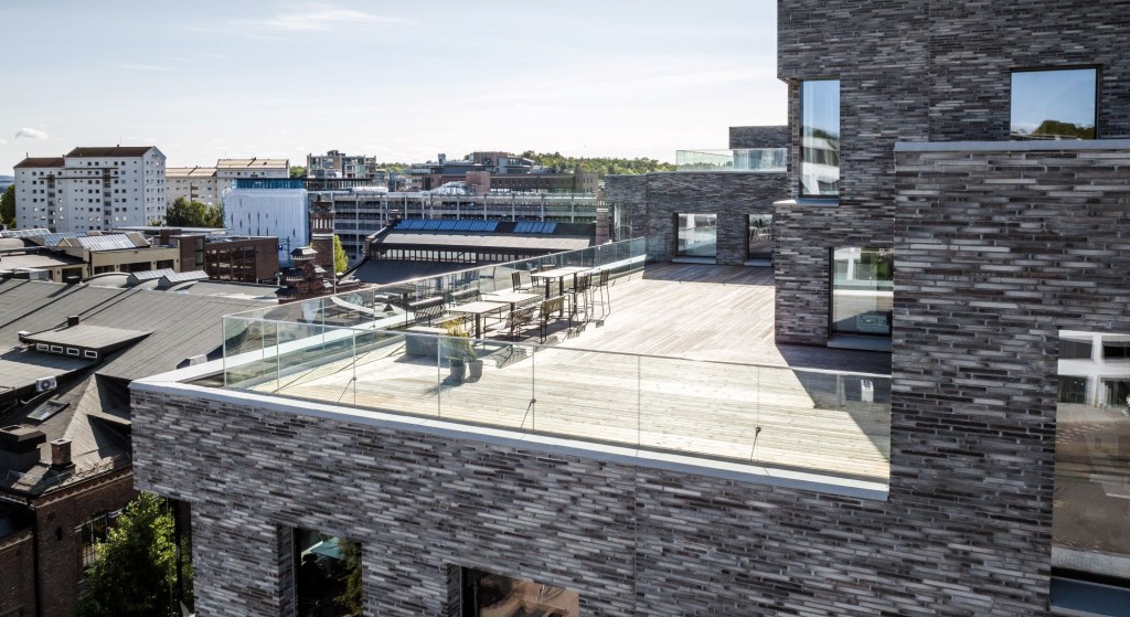 Dronebilde takterrasse