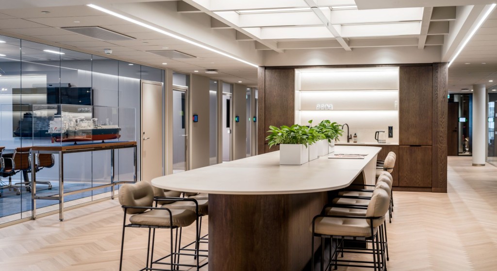 Interiørbilder fra nyoppussede lokaler