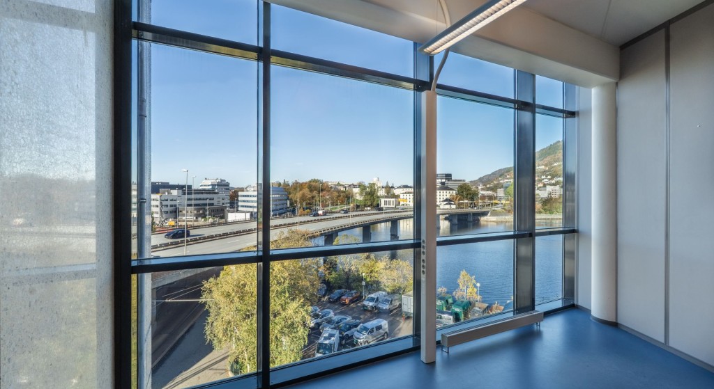 Utsikt fra kontorlokalet