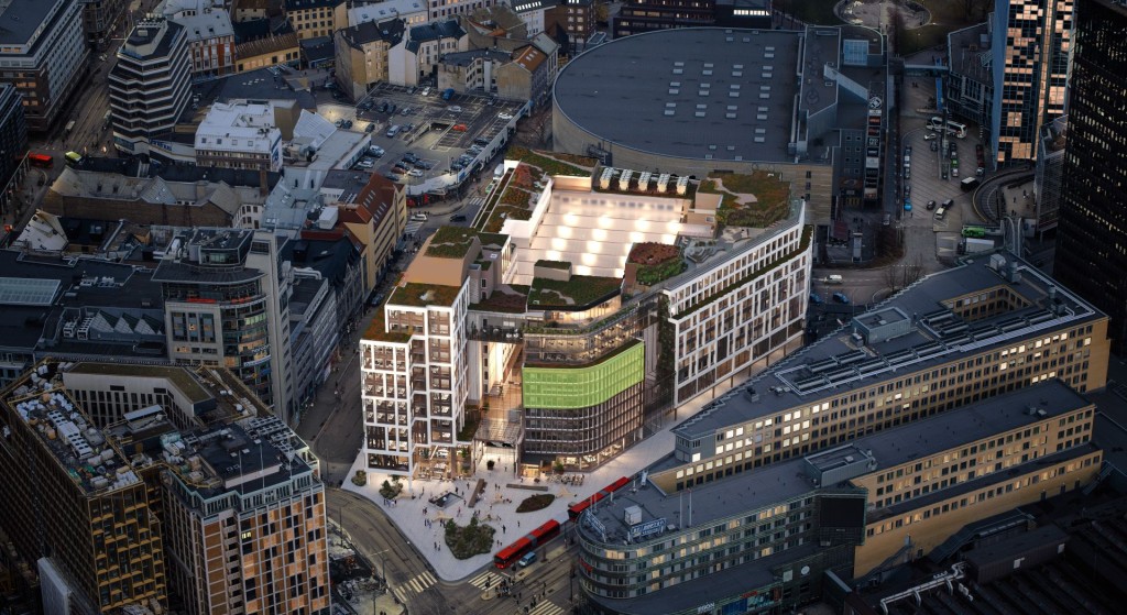 Illustrasjon - markering av ledige kontoretasjer