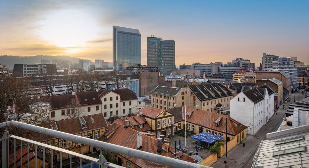 Bilde av Storgata 51 utsikt fra takterrasse