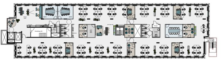 Planløsning - plan 7 - mulighetsstudie