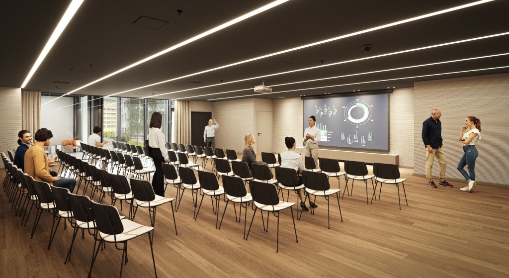 Illustrasjon av auditorium