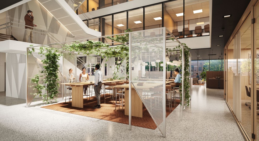 Illustrasjon lounge inngangsparti